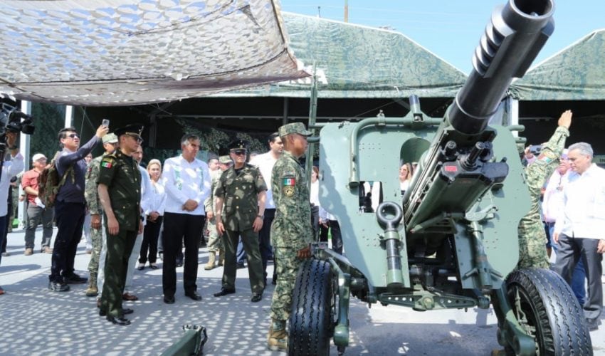 RECONOCE AMÉRICO RESPALDO DE LAS FUERZAS ARMADAS EN TAMAULIPAS
